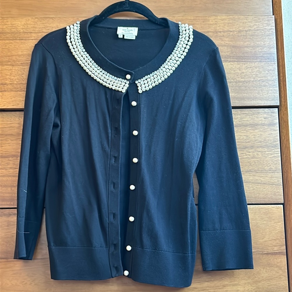 Kate Spade embellished cardigan. Size Small